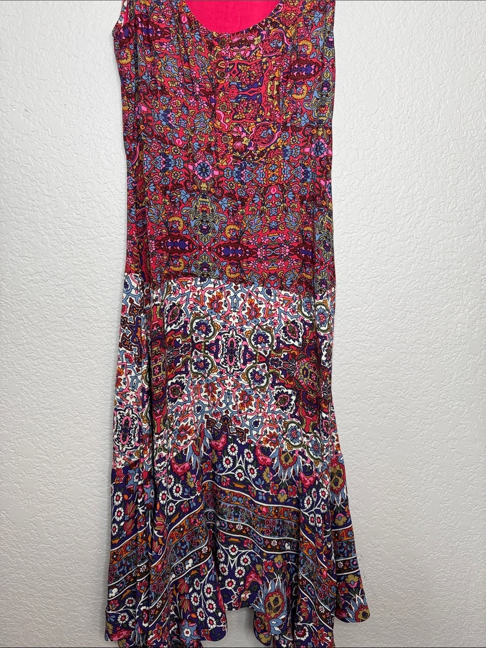 Maeve Anthropologie Violette Sleeveless Midi Dress Handkerchief Paisley Flowy - Picture 3 of 8
